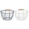 Egg Basket Round Metal Wire Basket With Handle Multipurpose Food Storage Organizer Fruit Vegetable Holder For Kitchen Picnic