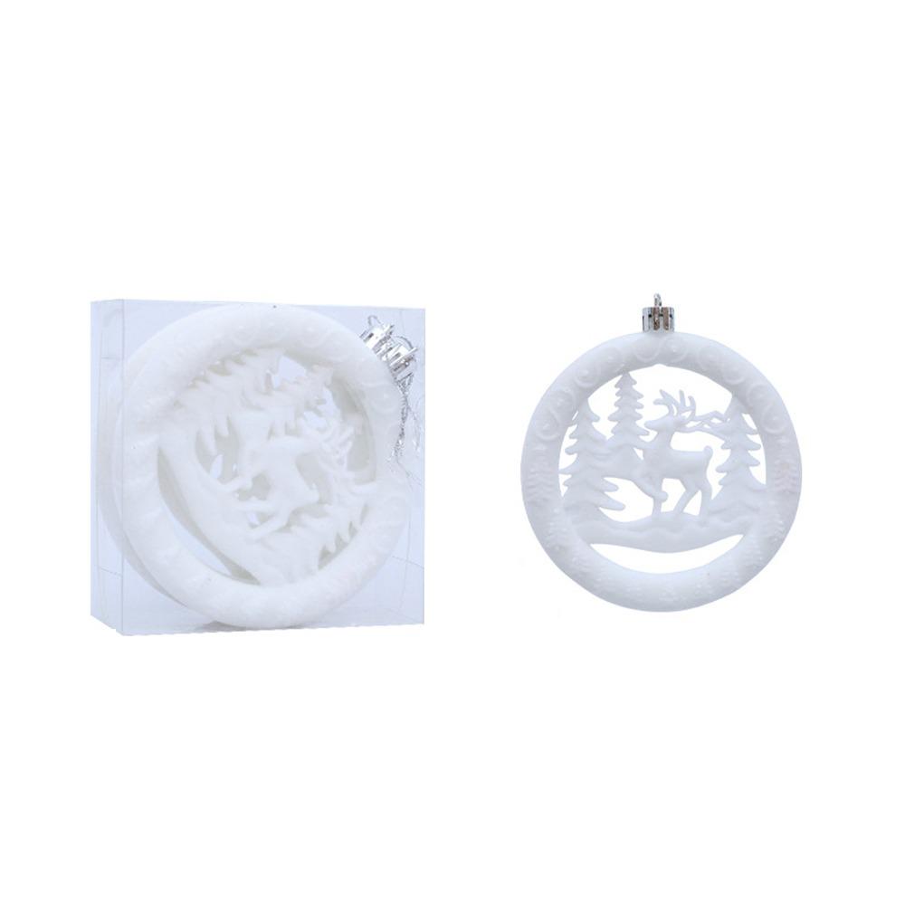 3pcs Cute Christmas Tree Hanging Deer 10cm Xmas Gift Ornaments  Home New Year Decor