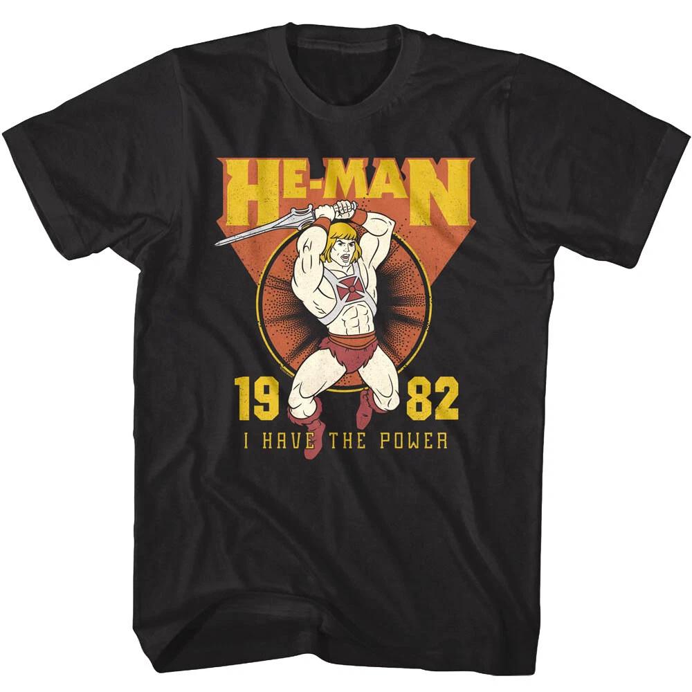 Masters of the Universe Vintage Cartoon Characters Men s T-Shirt He-Man XL