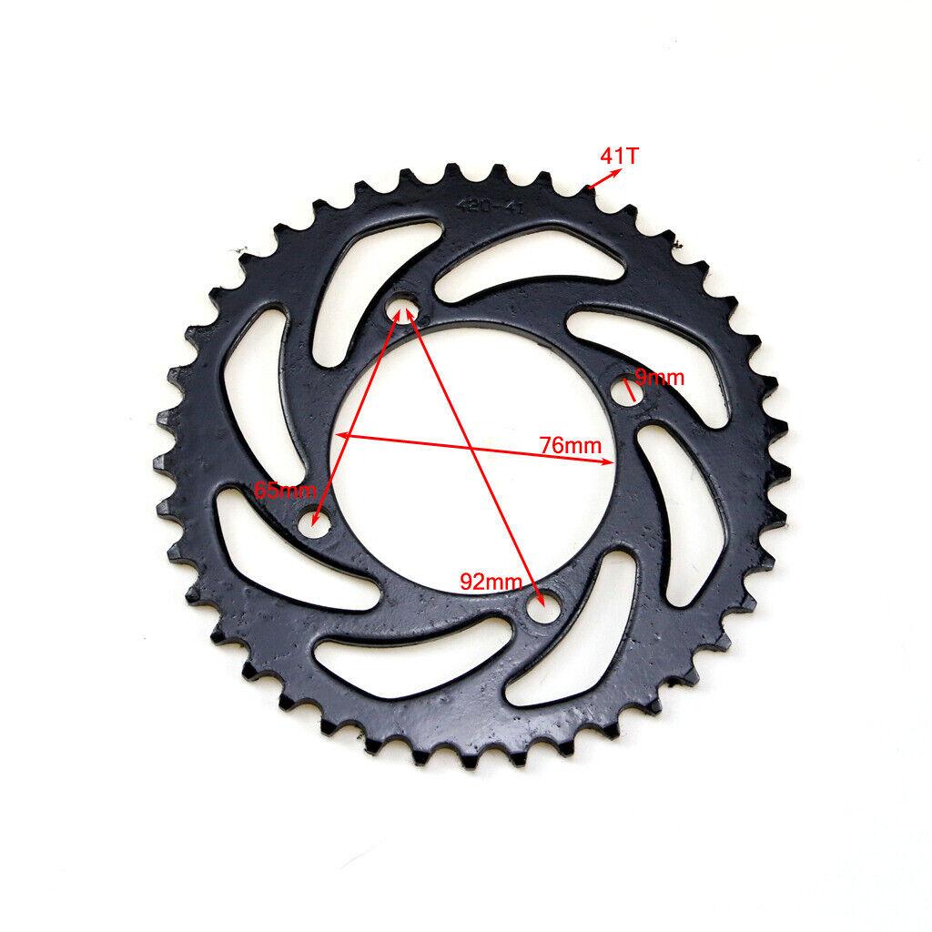 420/428 37T/41T/54T/65T Rear Back Chain Sprocket for Motocross ATV Quad 4Wheeler Quad Pit Dirt Bike Motorcycle Modified Parts
