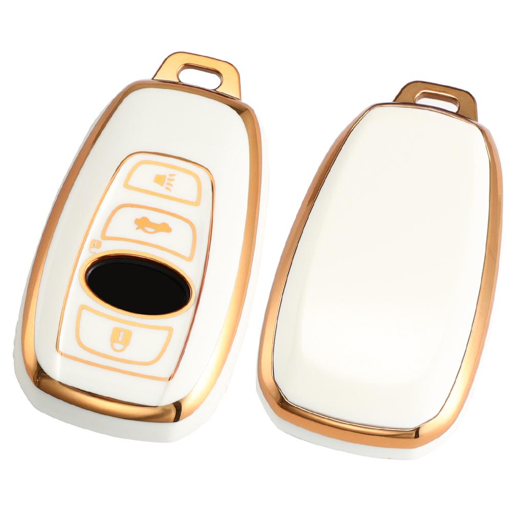 Key Fob Cover Silicone Rubber Case for Subaru BRZ STI Legacy Forester Crosstrek Impreza WRX Ascent Outback Remote Control