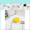 Fashionable Mini Princess Crossbody Bag For Kids With Heart Shape And Chain Strap