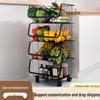 Multi-Layer Kitchen Vegetable & Fruit Storage Trolley