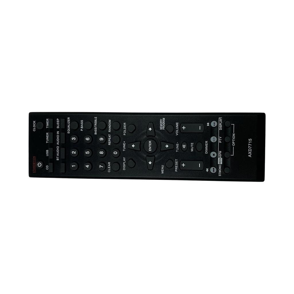 Ergonomic Remote Control for AXD7715 TV with Enhances Comfortable Grip ABS Intuitive Button Layout for Easy Daily