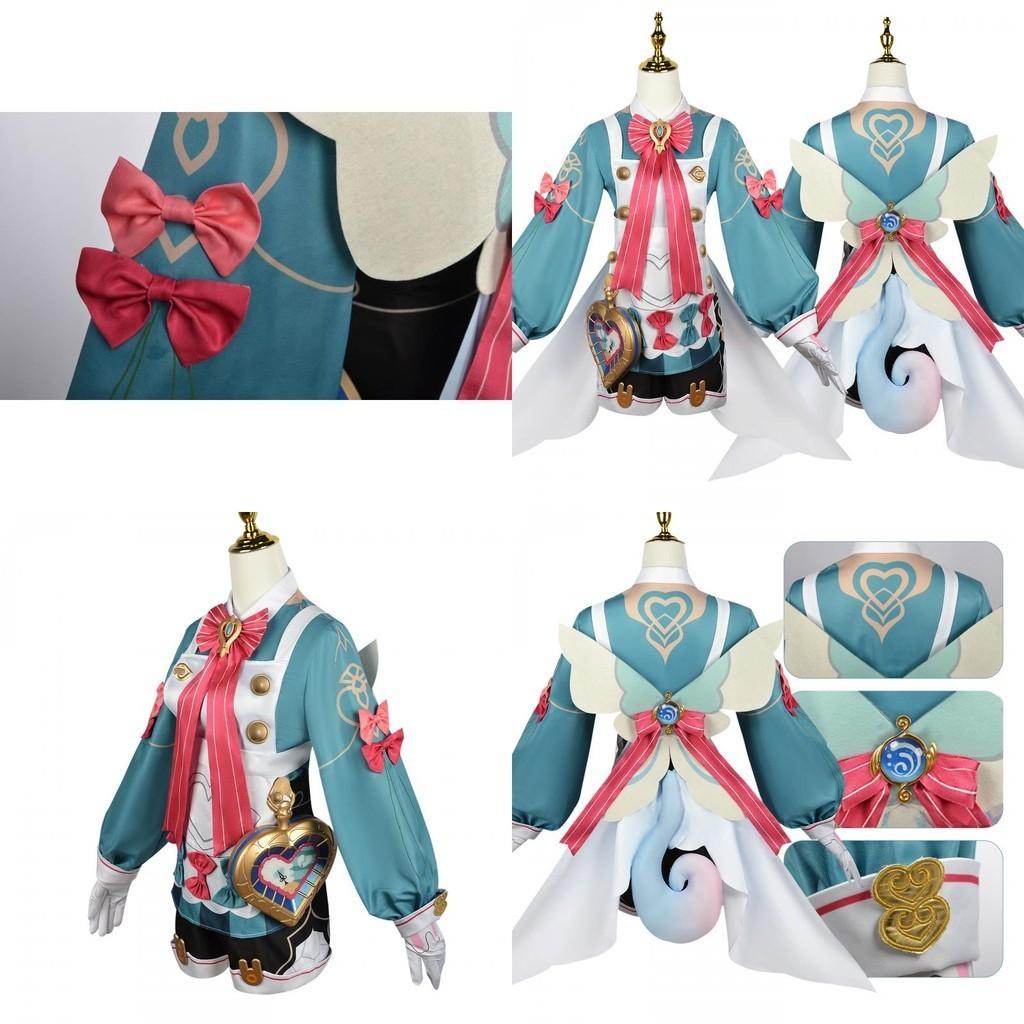 Original Sin- Higewen Cosplay Anime Game Costume Set Soft Fabric 2023 Summer Xs-xxxl