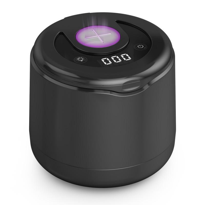 Portable Mini Ultrasonic Cleaner for Toothbrushes, Makeup Brushes, and Dentures with UV