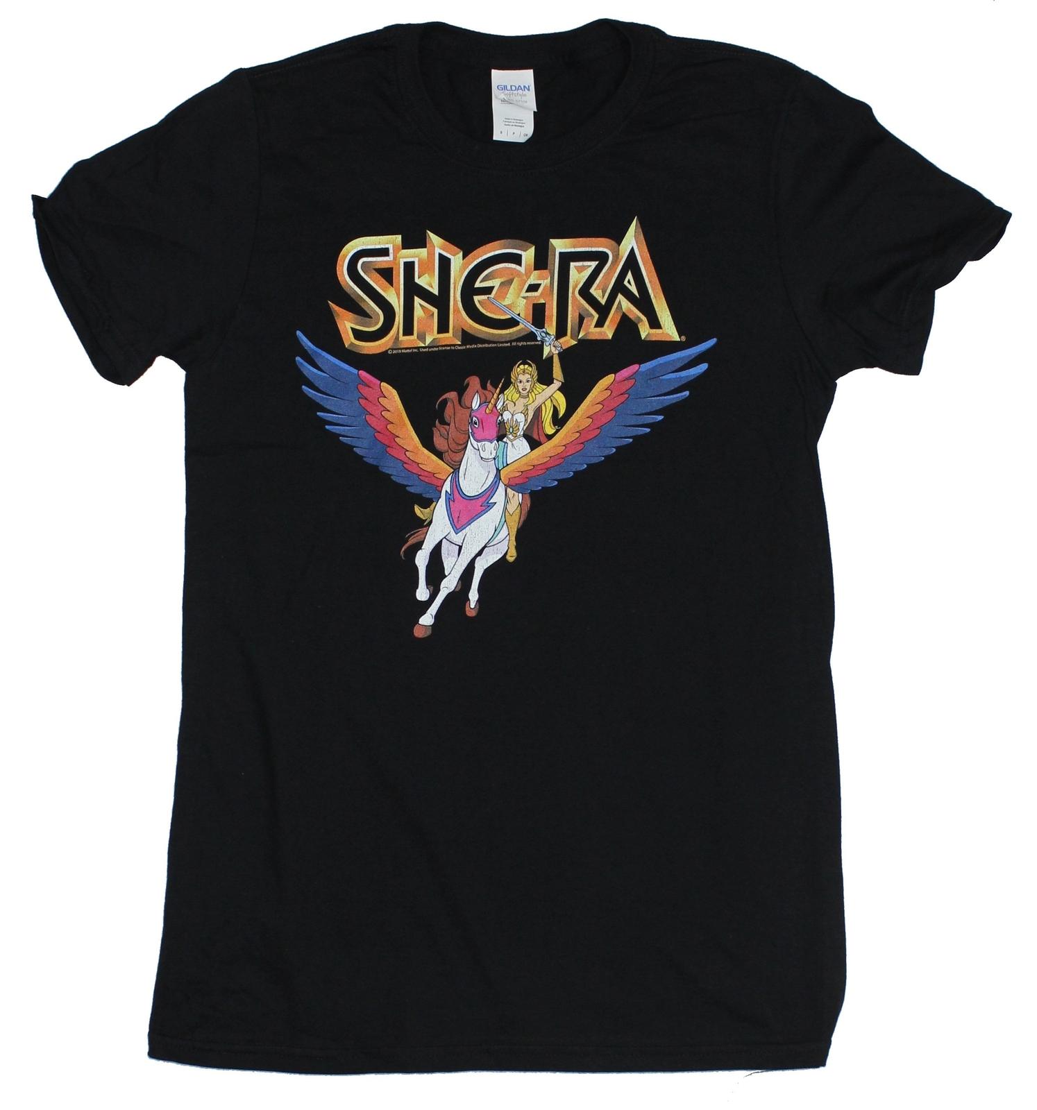 Masters of the Universe Adult New T-Shirt - SHE-RA SHERA Rides Swift Wind S