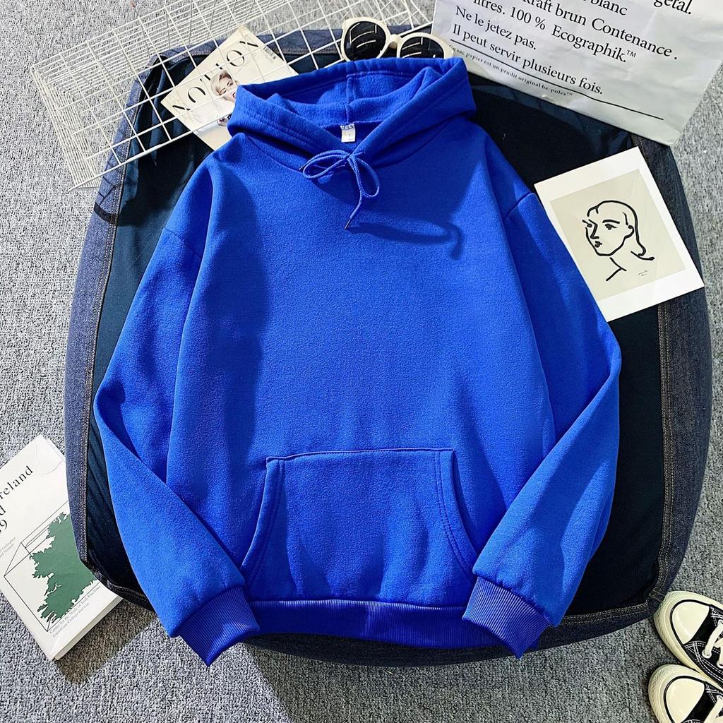 Sudadera con capucha de Color sólido informal a la moda para mujer, Tops deportivos sueltos, jersey