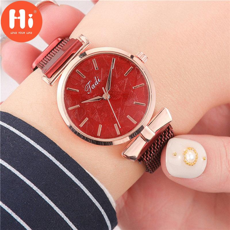 

Привет модные часы Роскошные женские кварцевые часы Водонепроницаемые женские часы Женские наручные часы