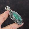 Malachite Pendant High Quality Gemstone Pendant Vintage Pendant 925 Sterling Silver Pendant Handmade Pendant Stylish Jewelry Gift For Women
