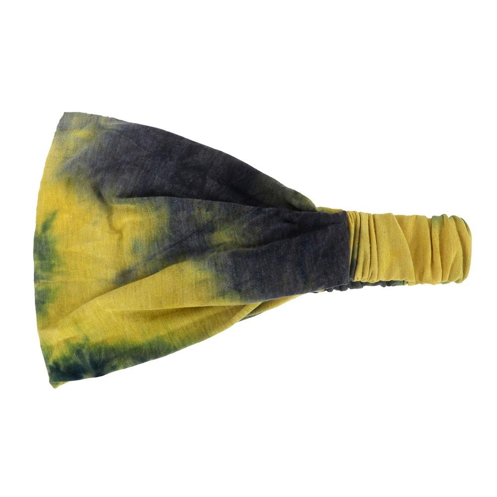 Cotton Yoga Headband Face Washing Fitness Elastic Headband Simple Tie Dye Headbands Girls