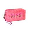 Plush Makeup Bag Portable Travel Toiletry Bag Hand-held Cosmetic Storage Bag with