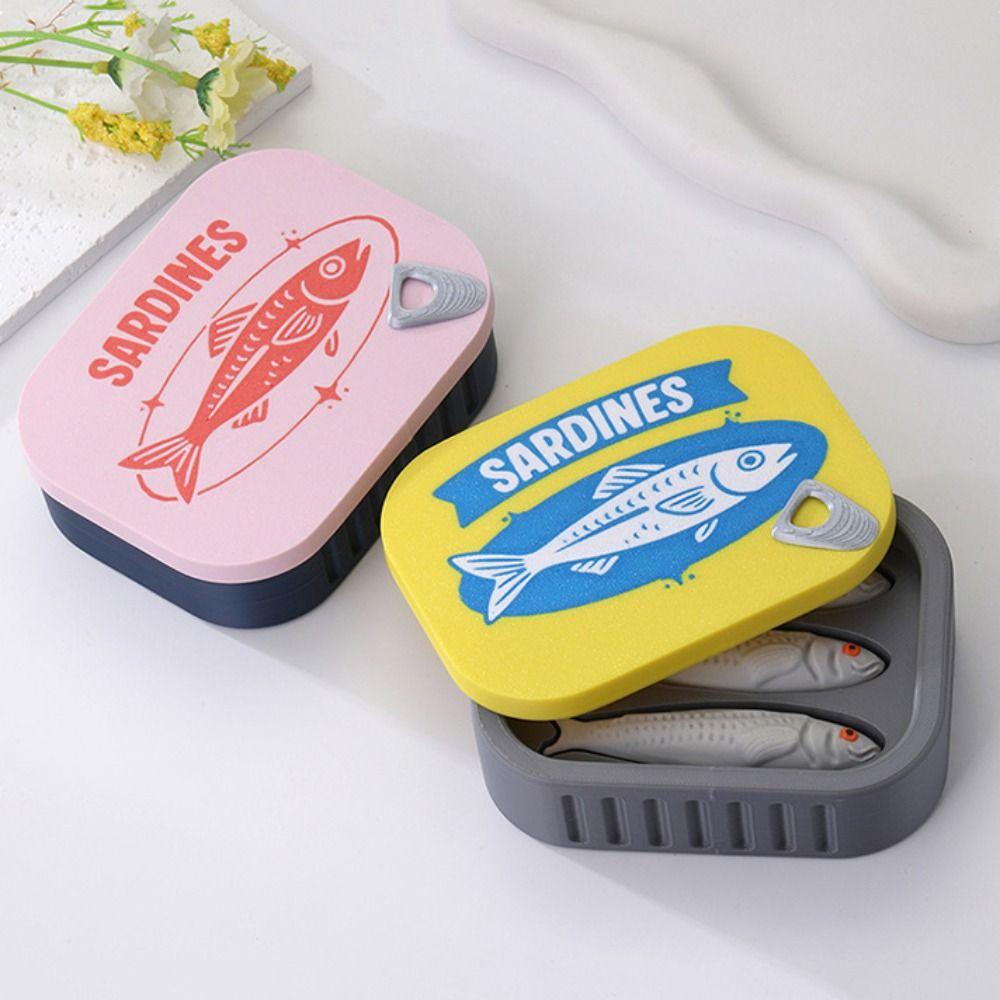 3D Printed Sardine Tin Decompression Toy Portable Stress Relief Fidget Toy  Travel Use