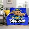 Coperta Avventura di Dog Man e Amici Adatta per Divani, Letti, Uffici e Campeggio - Regalo Perfetto per Halloween Natale