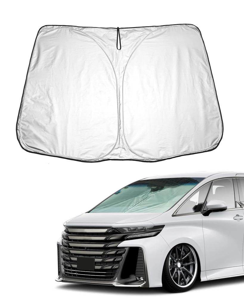 SXCY New Toyota Alphard 40 Series Sunshade Vellfire 40 Series R5 Windshield UV Protection UV Protection Blackout Shade Heat Insulation Sunshade