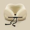 Portable Memory Foam U-Shaped Neck Pillow - Foldable Travel Support for Airplane, Car, Nap