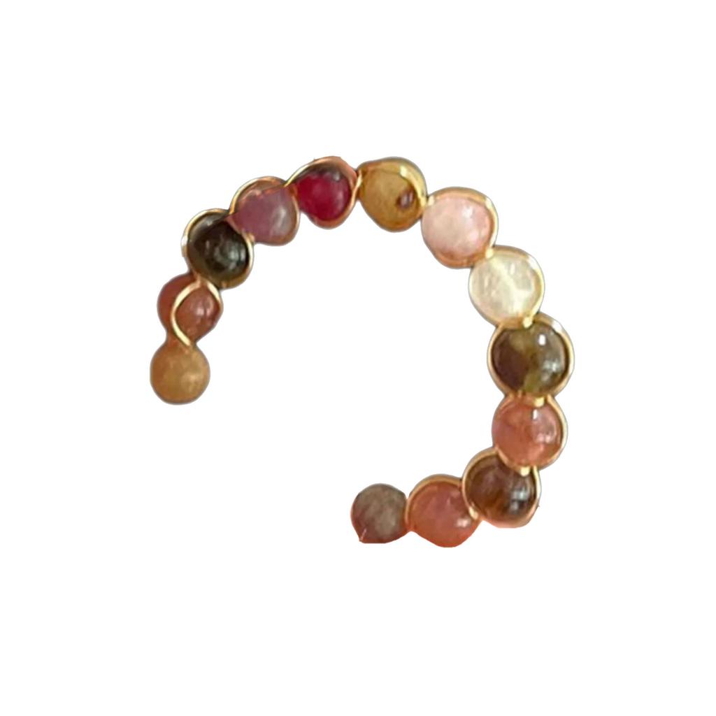 Unique Finger Rings Adjustable Rings Beads Rings Opening Rings Stylish Finger Rings Eye Catching Finger Jewelry