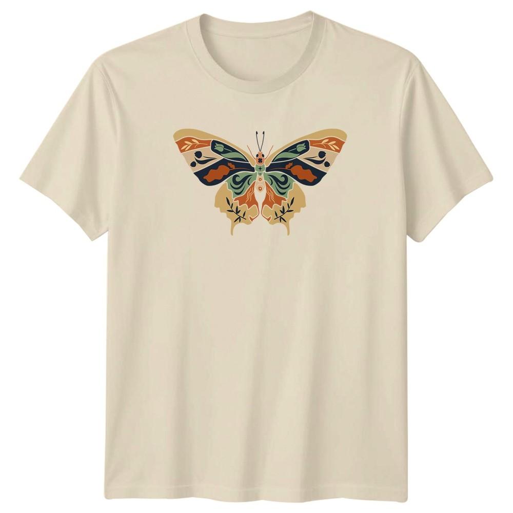 Artistic Butterfly TShirt Nature Floral Gift For Him And Her