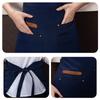 Multi-pocket Waitress Apron Canvas Half Apron New Working Clothes  Restaurant Use