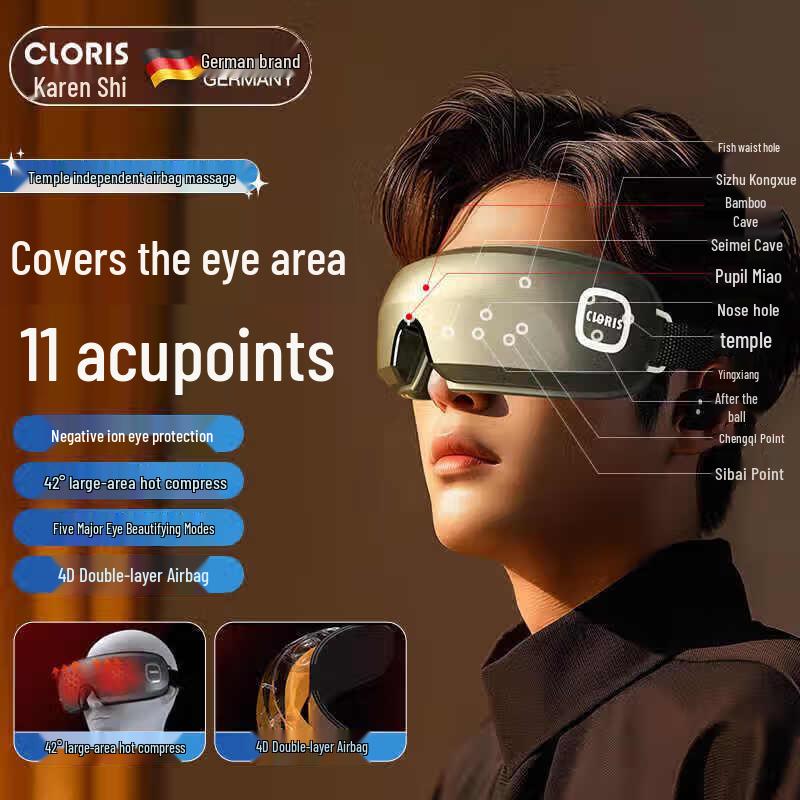 CLORIS Умный массажер для глаз с подогревом и отрицательными ионами