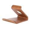 Portable Mobile Phone Stand Desktop Bedside Tablet Computer for iPads Stand Wooden(Nutbrown )