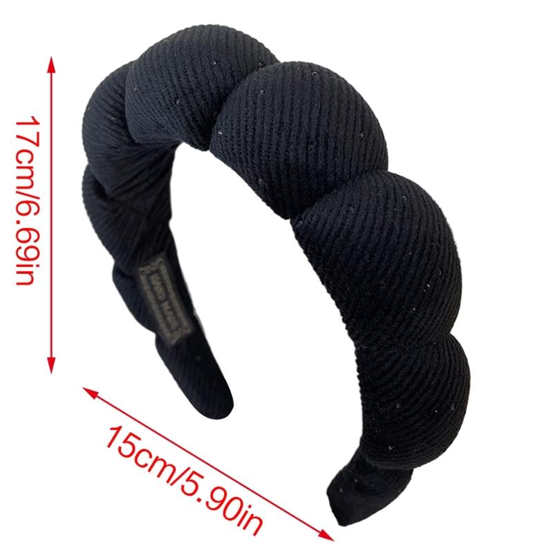 Girls Wide Headbands Elegant Lady Headwear Wide Hair Bands Accessories Elegant Spring Hair Bands Birthday Party