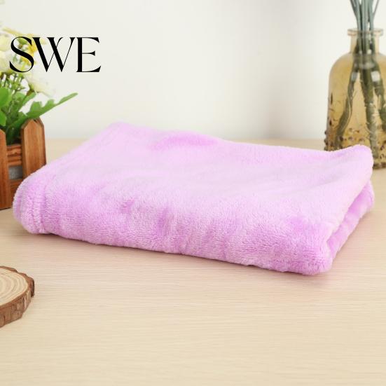 Couvertures en Polaire Corail Couleur Unie Peluche Couleur Unie Universelle Épaisse pour Canapé Canapé Couverture en Fourrure