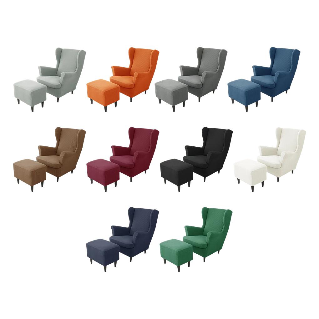 3piece Wingback Chair Soft And Comfortable Elastic For 3pieces Washable Arm Chair Cover Cover Clean And Chair Covers