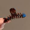 Large Animals Hair Clip Hairpin Fish Grab Clip Cute Fish Bone Shaped Hair Claw  Female