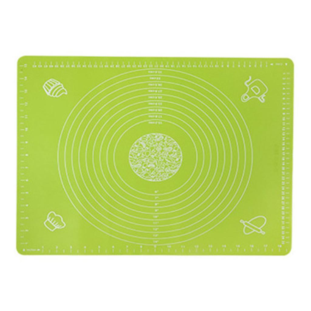 Silicone Baking Cake Dough Fondant Rolling Kneading Mat Scale Table Grill Pad