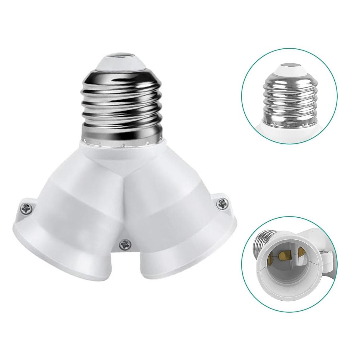 

Винтовой цоколь E27 Светодиодная лампа Патрон для лампы E27 Разветвитель-адаптер E27 на 2-E27 Патрон для лампы Патрон для лампы Аксессуары для освещения