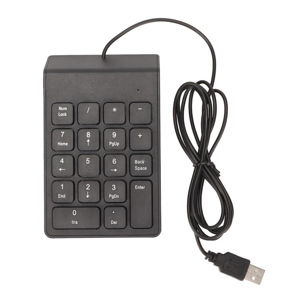 1PCS/2PCS 18 Keys Wired Number Pad Easy Installation Numeric Keypad  Financial Accounting