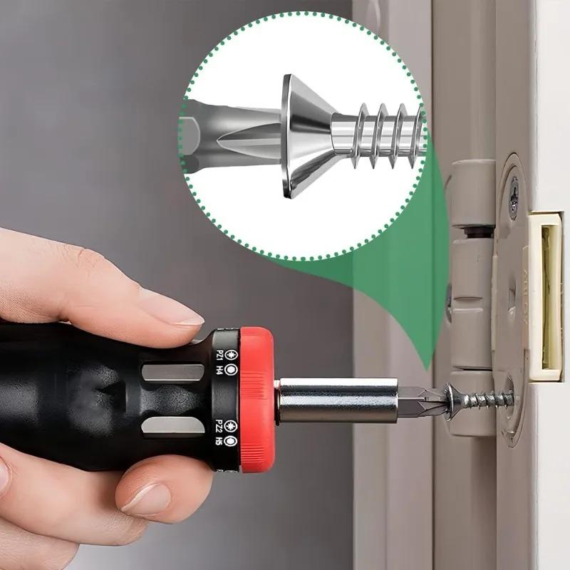 Cross Flat Head Self Tapping Screws Steel Self Drilling Screws Metal Wood Quick Fixing Fasteners Hardware For Home Repair Tools