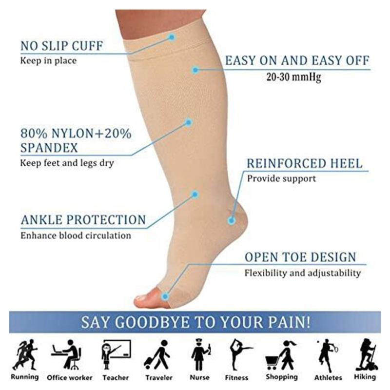 Compression Socks for Women Men Circulation Cute Fun Support Socks For Nurse,Pregnancy,Travel,Flight,Athletic
