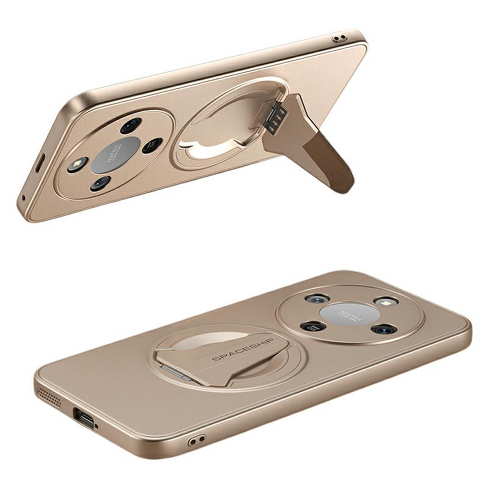 Schutzhülle für Honor X70 5G, kompatibel mit MagSafe, verstecktem Ständer, mattes, hautfreundliches PC-TPU-Gehäuse