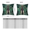 Tatsumaki One Punch Man Fan Art Square Pillowcase Polyester Linen Velvet Creative Zip Decor Throw Pillow Sofa Cushion Cover