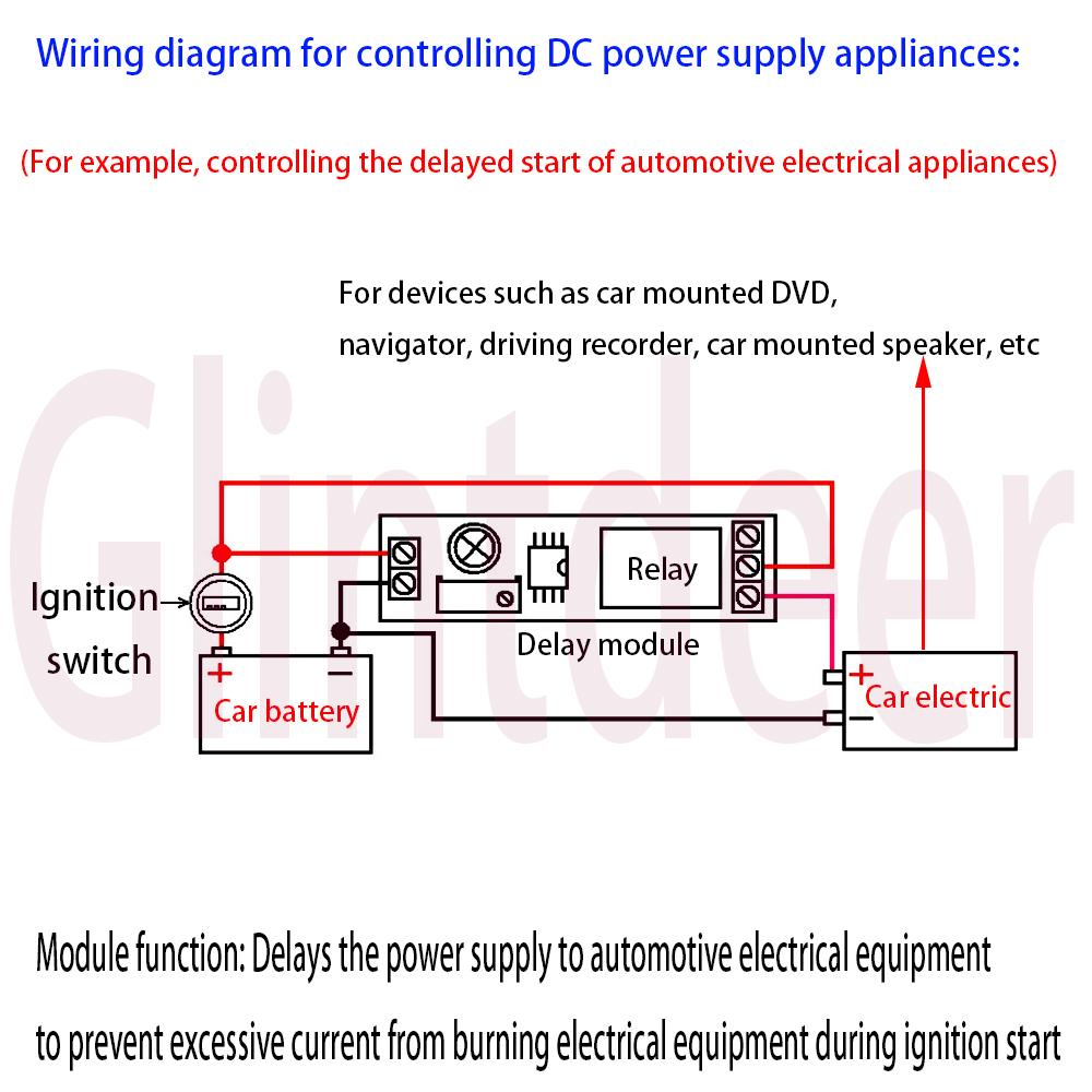 NE555 Timer Switch Adjustable Module Time Delay Relay Module DC 12V Delay Relay Shield 0~10S