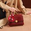 Wedding Bag, Bride's Bag, Fashionable Women's Bag, Handbag, Red Bag, Elegant Small Square Bag
