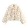 Autumn & Winter European and American Women's Faux Fur Street Fashion Coat
