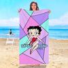 Cute Girls B-Bettys Boops Beach Towel Sauna Swimming Pool Bath Towels Bathroom For Home Playa Travel Spa Baby Microfiber Gym Sea