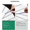 36Pcs Outdoor Cycling Reflectors Tube Bikes Wheel Spoke Reflectors Waterproofs Warning Spoke Cover Easy to Install