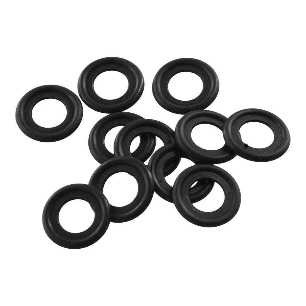 Oil Drain Plug Seal Car Engine 100pcs 097-119 3536966 Abrasion Resistance Black Car Accessories Oil Pan Gasket