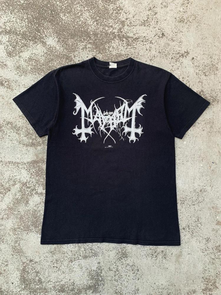Vintage 1997 Mayhem Misanthropy Records Tshirt S