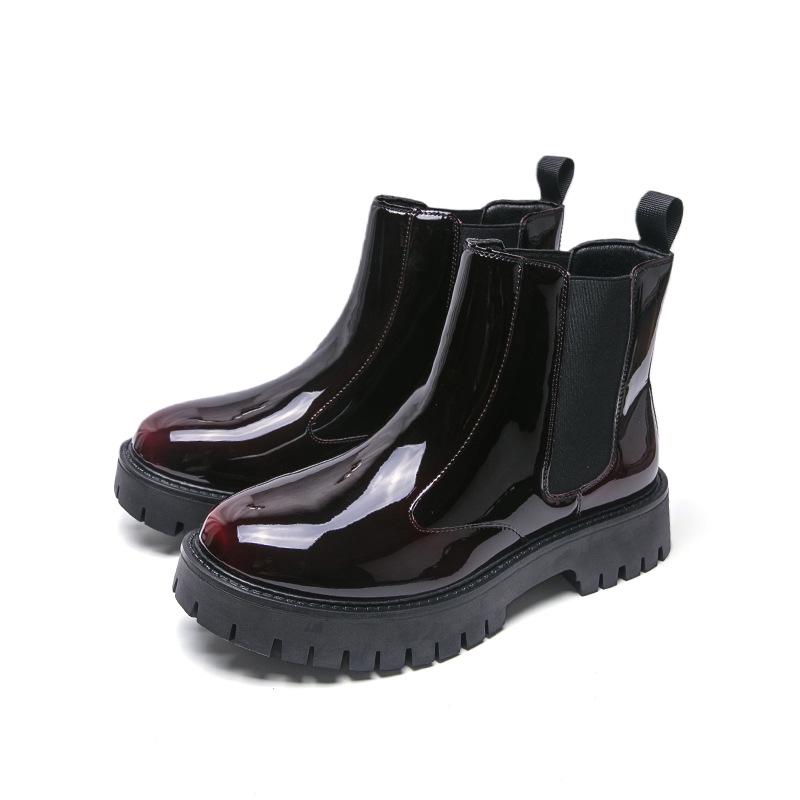 Men s Chelsea Boots - British Style, High-Top, Large Size, Spring/Autumn Martin Chimney Boots 45
