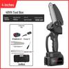 High-Power Rechargeable Handheld Electric Chainsaw for Tree Pruning and Logging