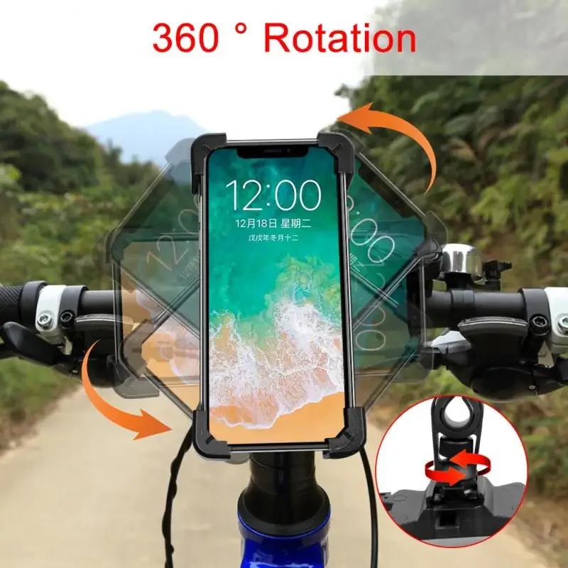 Riding Stand Place Card Wedding Table Decoration 360° Rotatable Anti-slip Motorcycle Holder Mobile Phone Holder Electric Bicycle