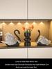Swan Wine Rack Ornament - Elegant Display for Living Room or Dining Cabinet