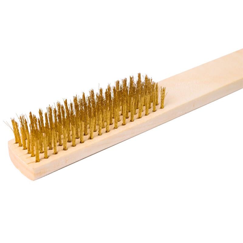 Jinsilu KSL947 Wooden Handle Wire Brushes (6-Pack)