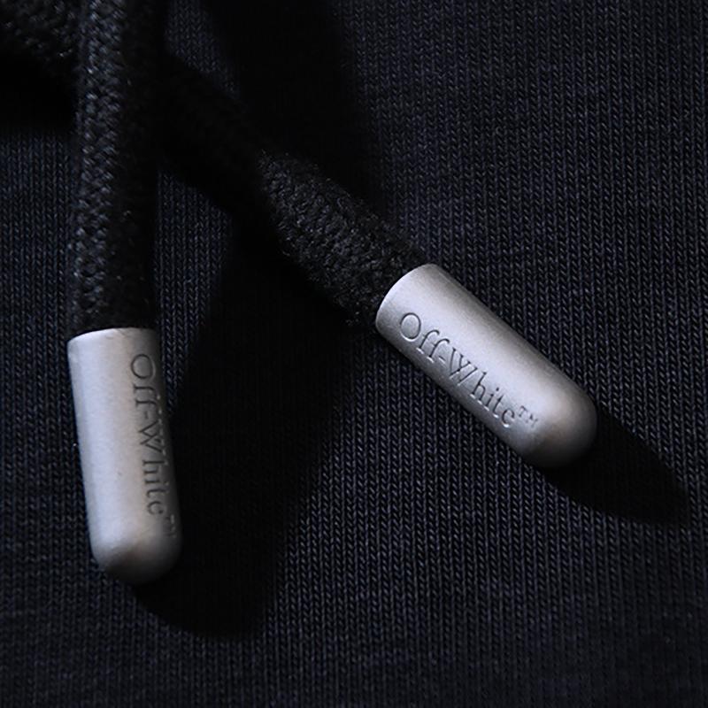 Off-White 2025 Autumn/Winter New Angel Sports Car Arrow Printed Hoodie Hoodie for Men and Women