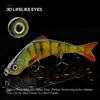 12cm 16g 3-Segments Jointed Bait Fishing Lures Sinking Wobblers Pike Artificial Bait Hard Swimbait Crankbait Sea Fishing